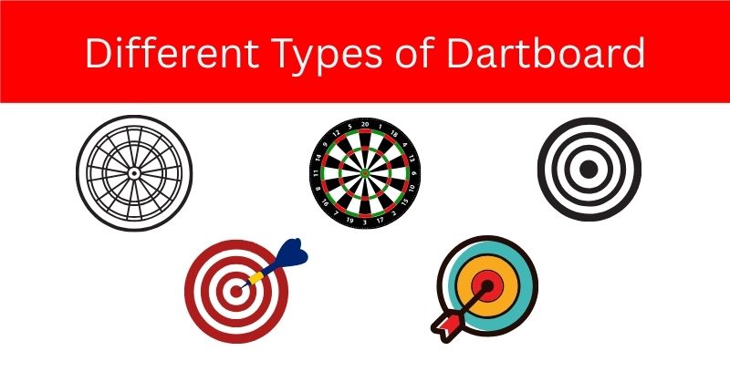 Different types of dartboard