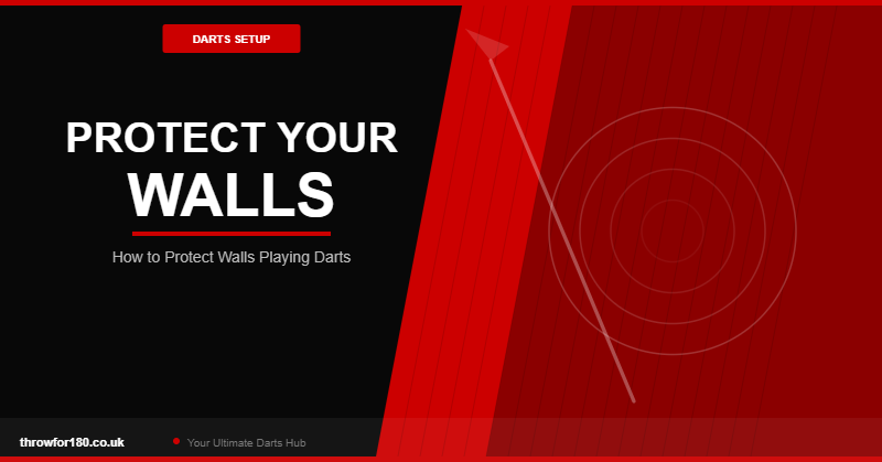 how to protect walls when playing darts