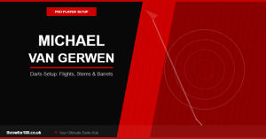PDC Darts Calendar 2025 michael van gerwen darts setup
